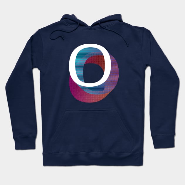 Letter O Hoodie by MplusC